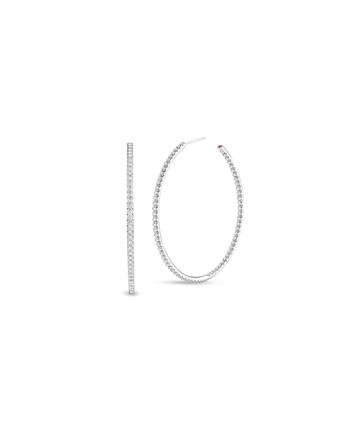 Perfect Diamond Hoop 0.80ctw