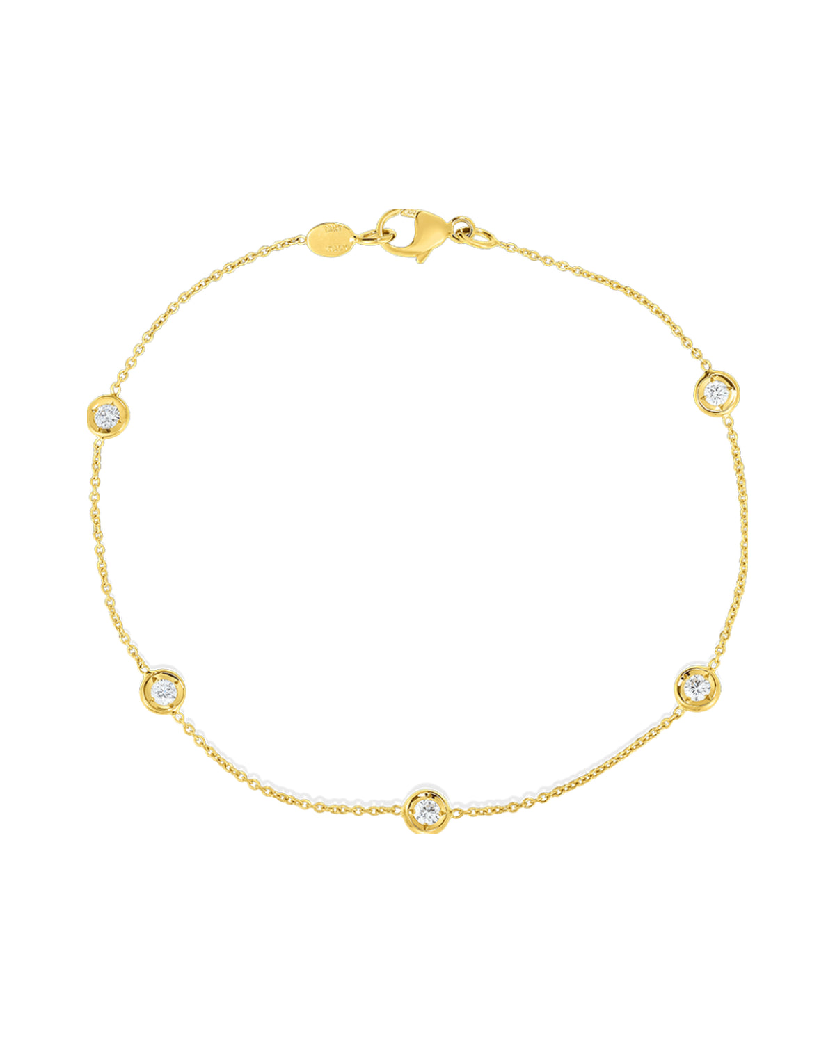 Diamonds By the Inch 5 Station Bracelet