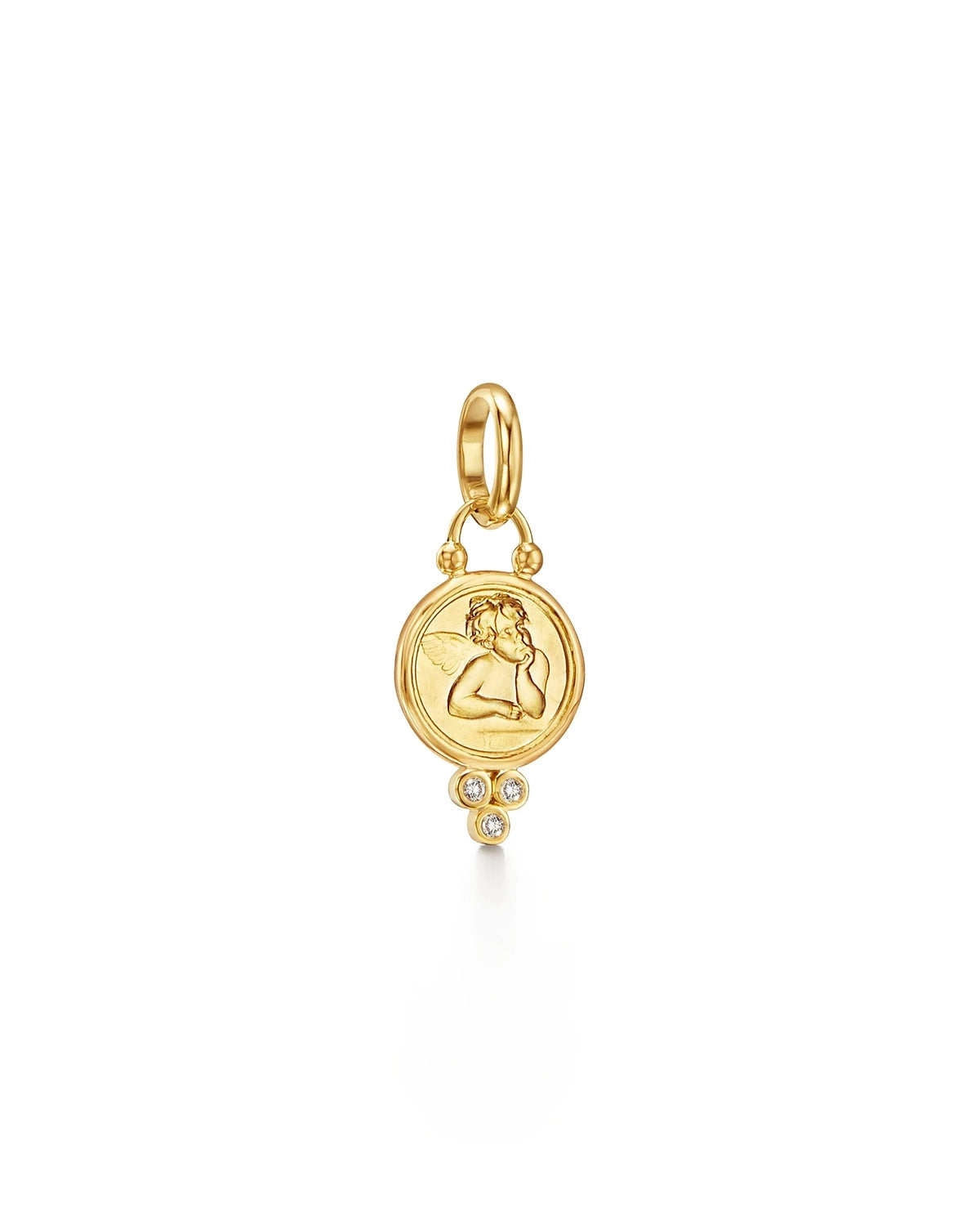 18K Angel Pendant