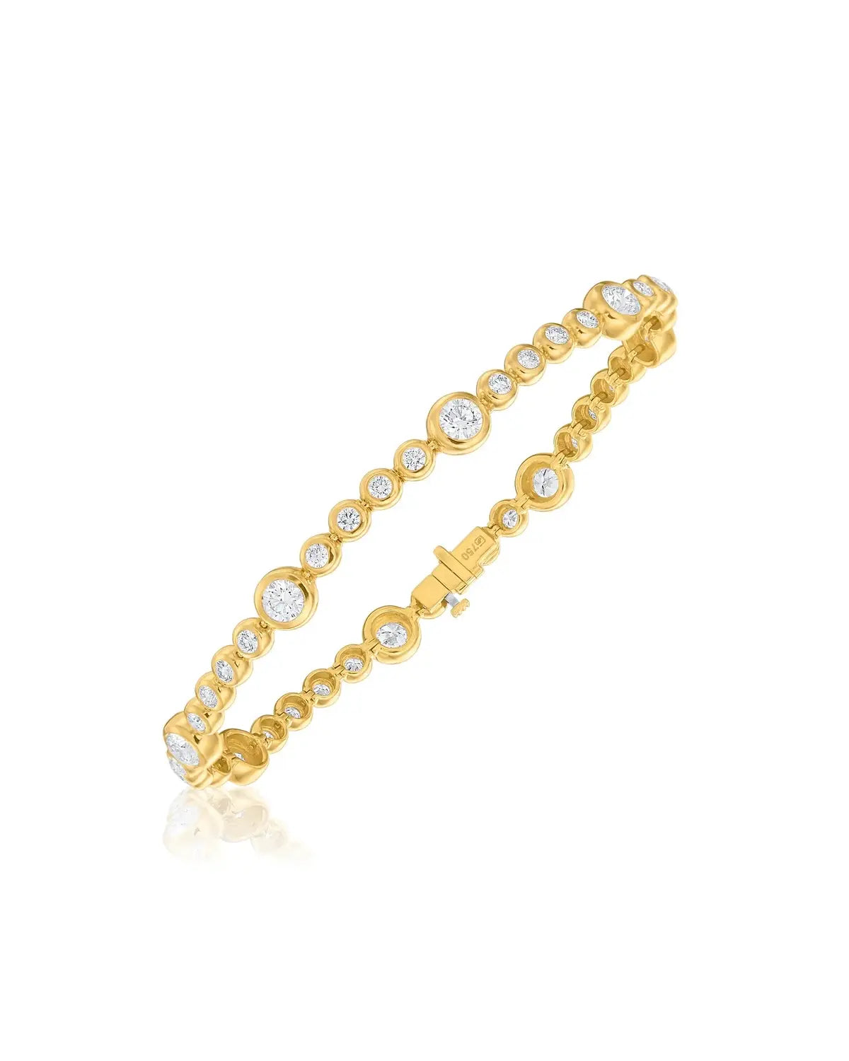 Multi Stone Moonlight Diamond Tennis Bracelet