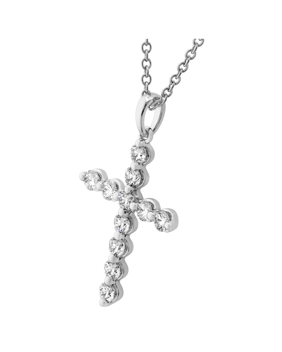 Single Prong Cross Necklace