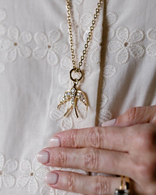 Large Swallow Pendant