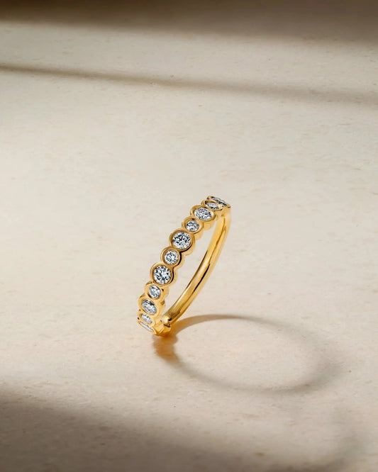 Bubbly Diamond Ring