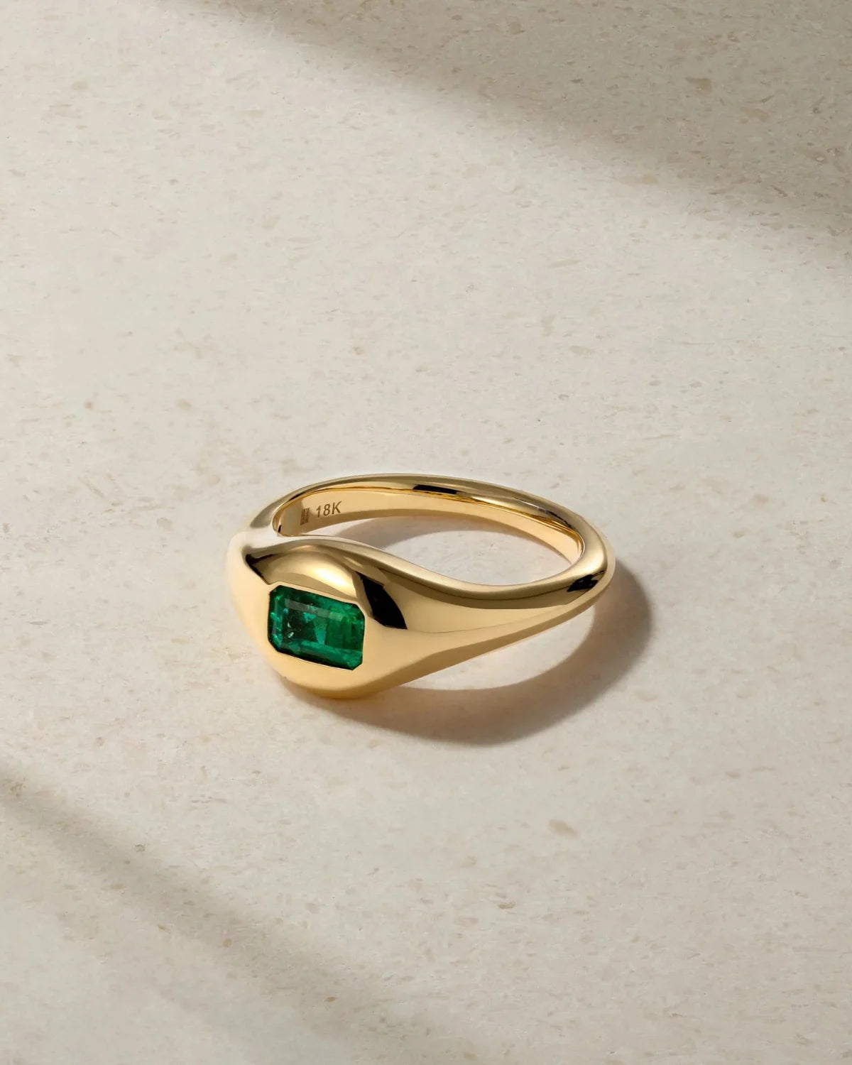 Emerald Signet Ring