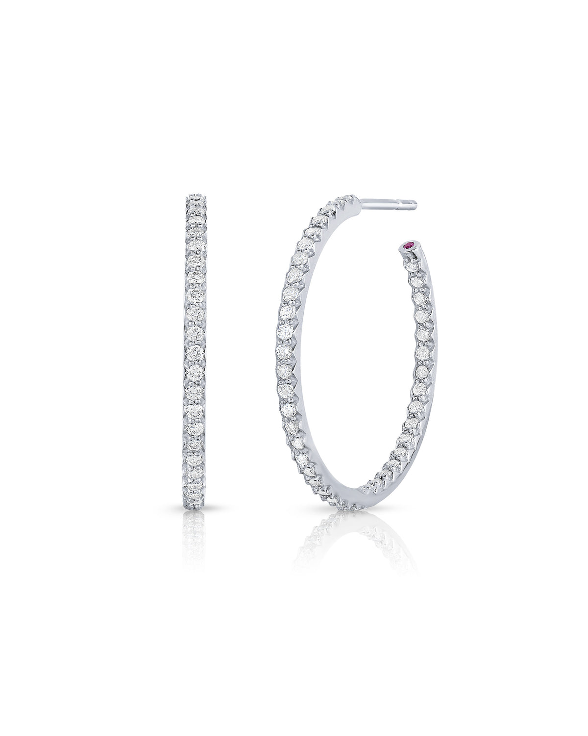 Perfect Diamond Hoop 0.80ctw
