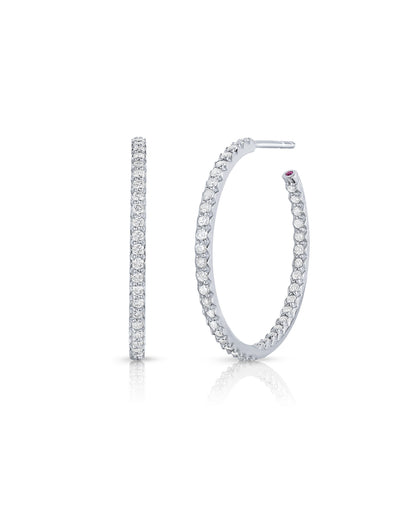 Perfect Diamond Hoop 0.80ctw