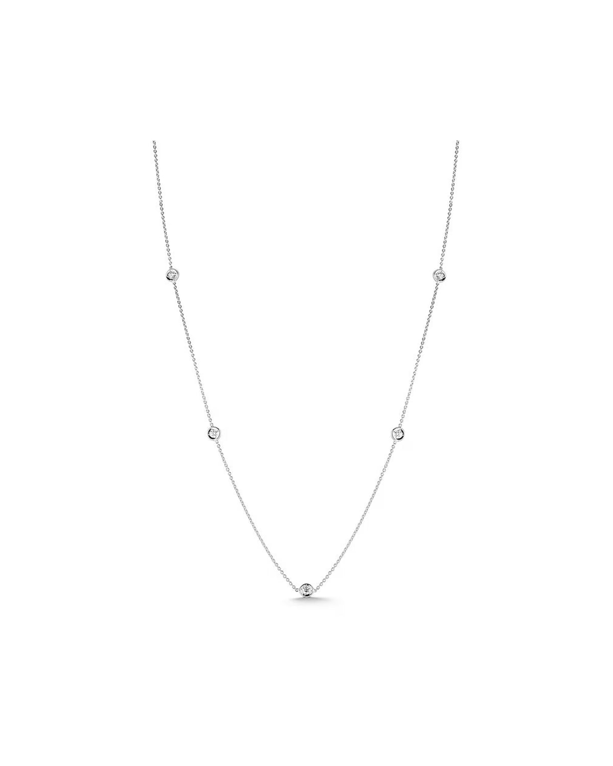 Diamonds By the Inch 5 Station Necklace