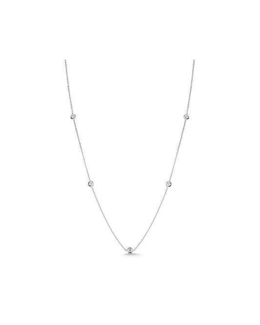 Diamonds By the Inch 5 Station Necklace