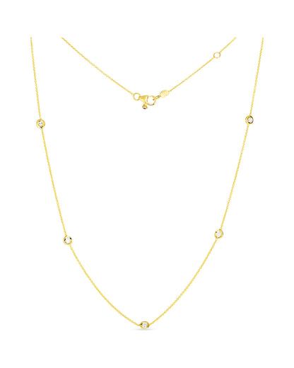 Diamonds By the Inch 5 Station Necklace