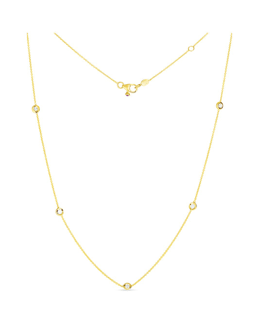 Diamonds By the Inch 5 Station Necklace