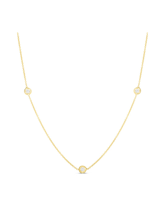 Diamonds By the Inch 3 Station Necklace