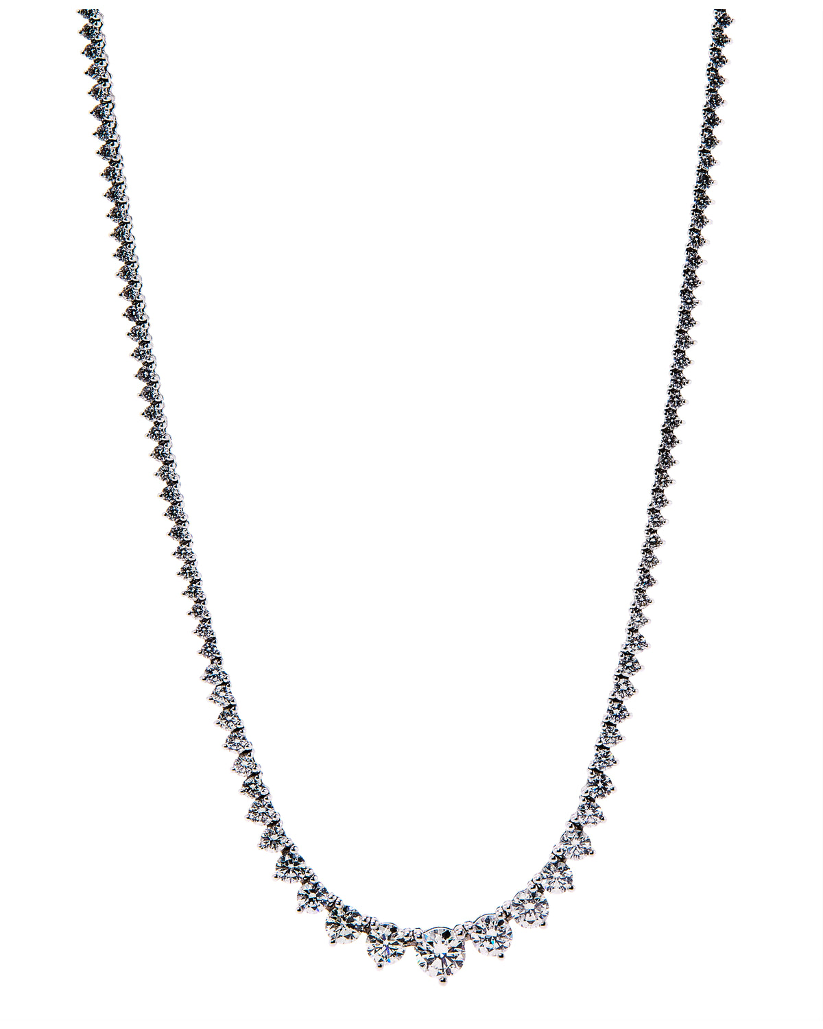 Graduated Rivera Necklace 4.17Ctw