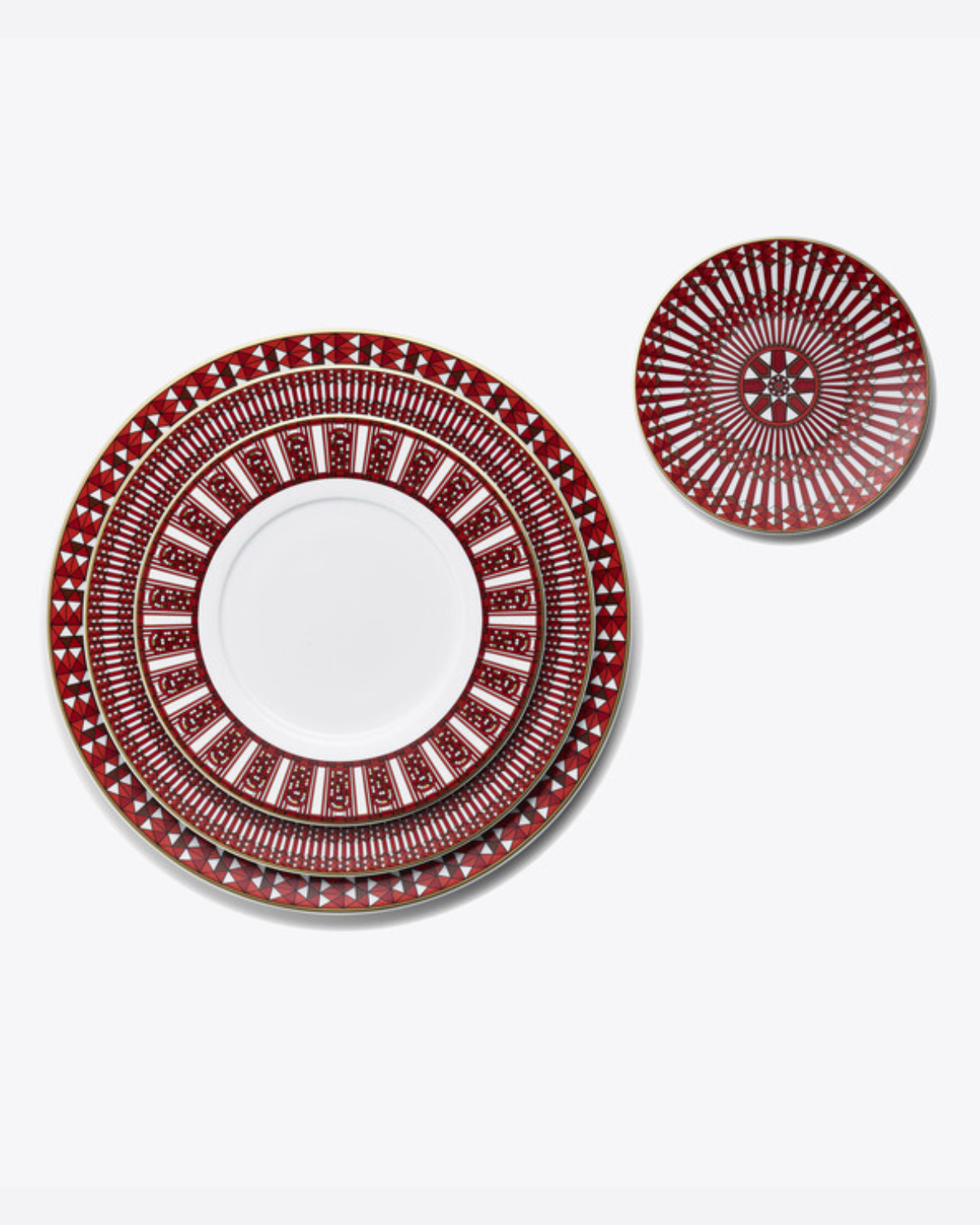 Arcadia Red Bread Plate
