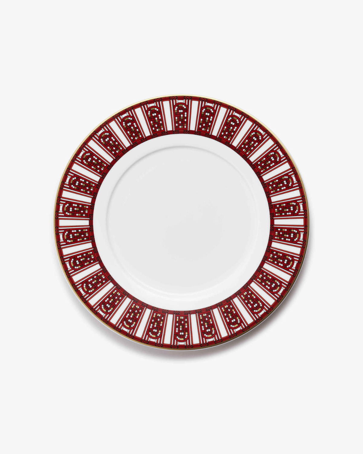 Arcadia Red Dinner Plate