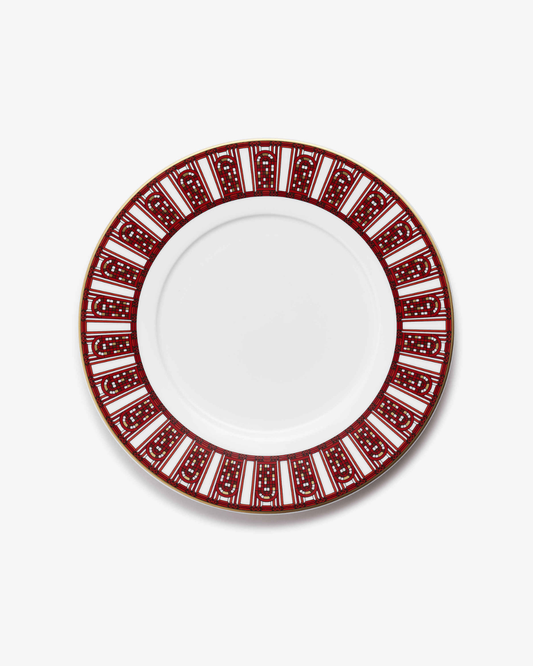 Arcadia Red Dessert Plate