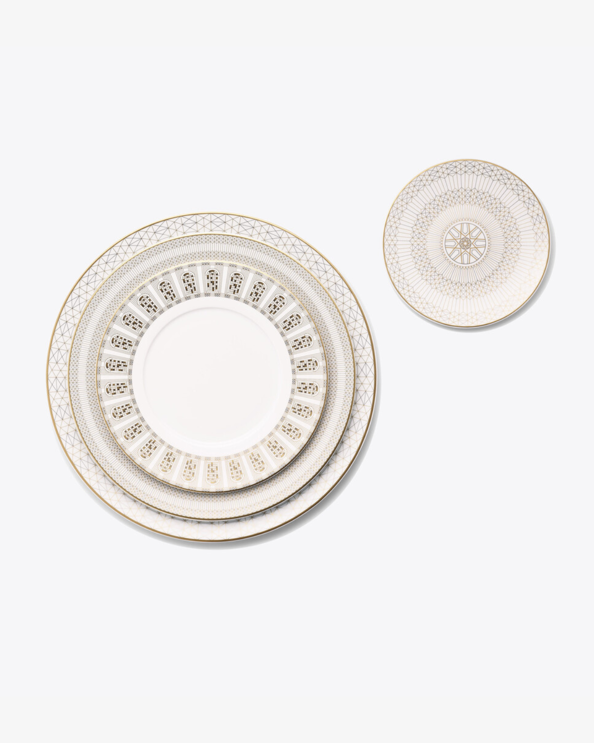 Arcadia Gold Dinner Plate