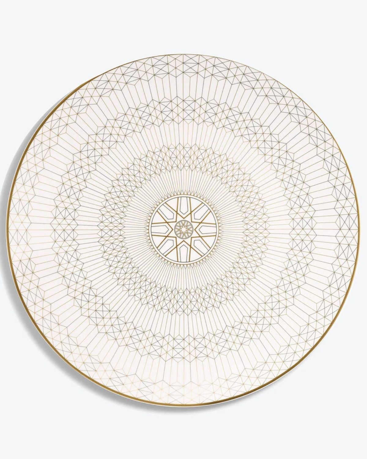 Arcadia Gold & Platinum Charger Plate