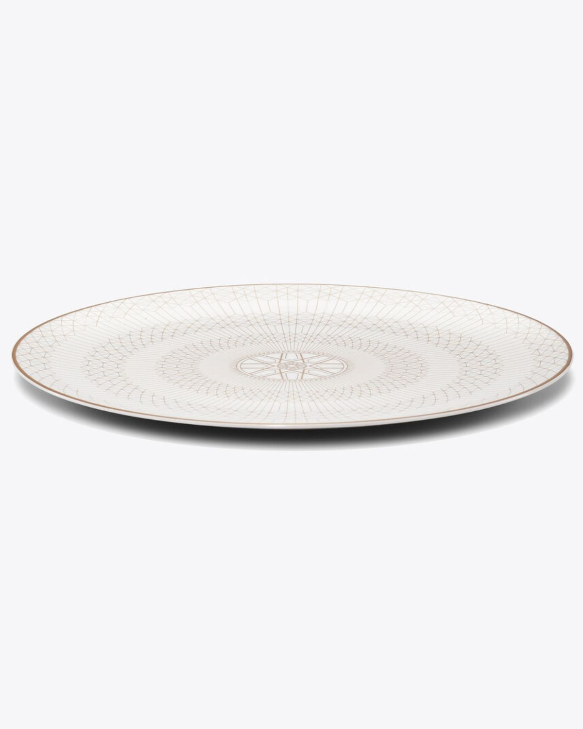 Arcadia Gold & Platinum Charger Plate