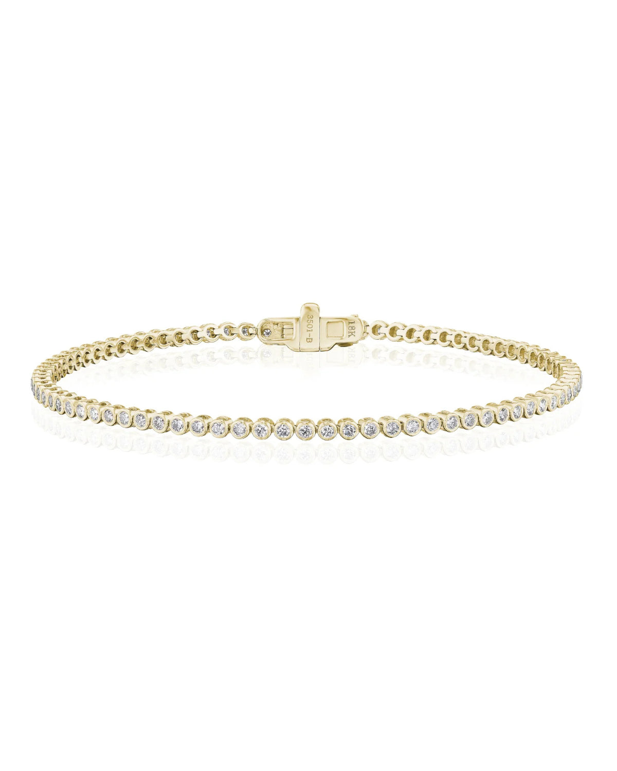 Bezel Tennis Bracelet