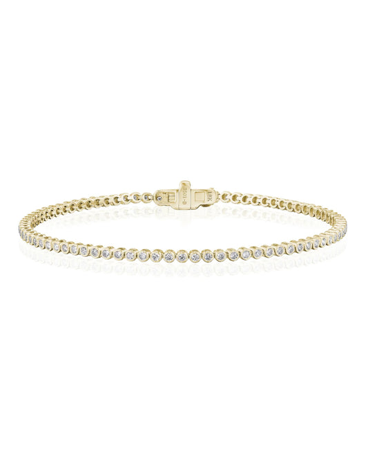 Bezel Tennis Bracelet