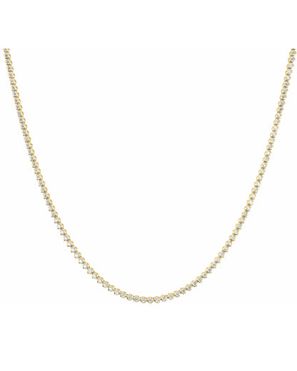 Bezel Tennis Necklace
