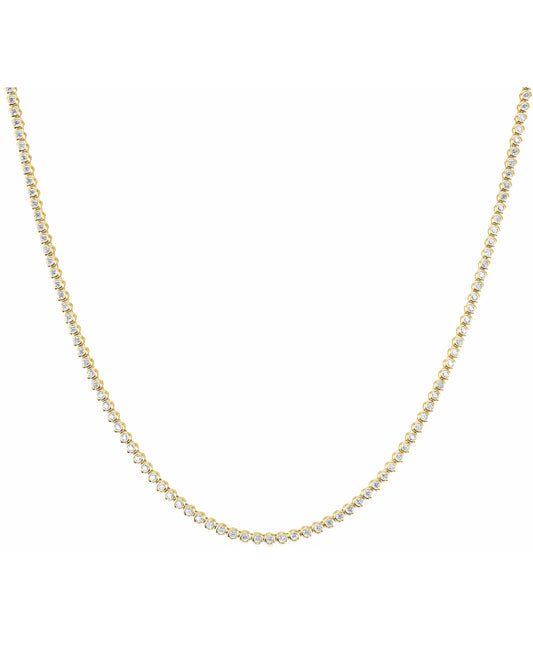 Bezel Tennis Necklace