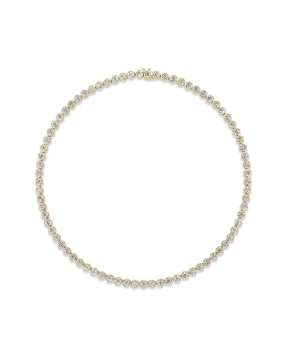 Bezel Tennis Necklace