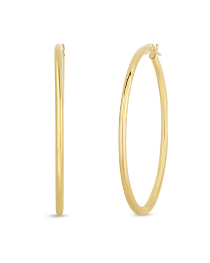 The Perfect Hoop Classic Gold Earrings - Large