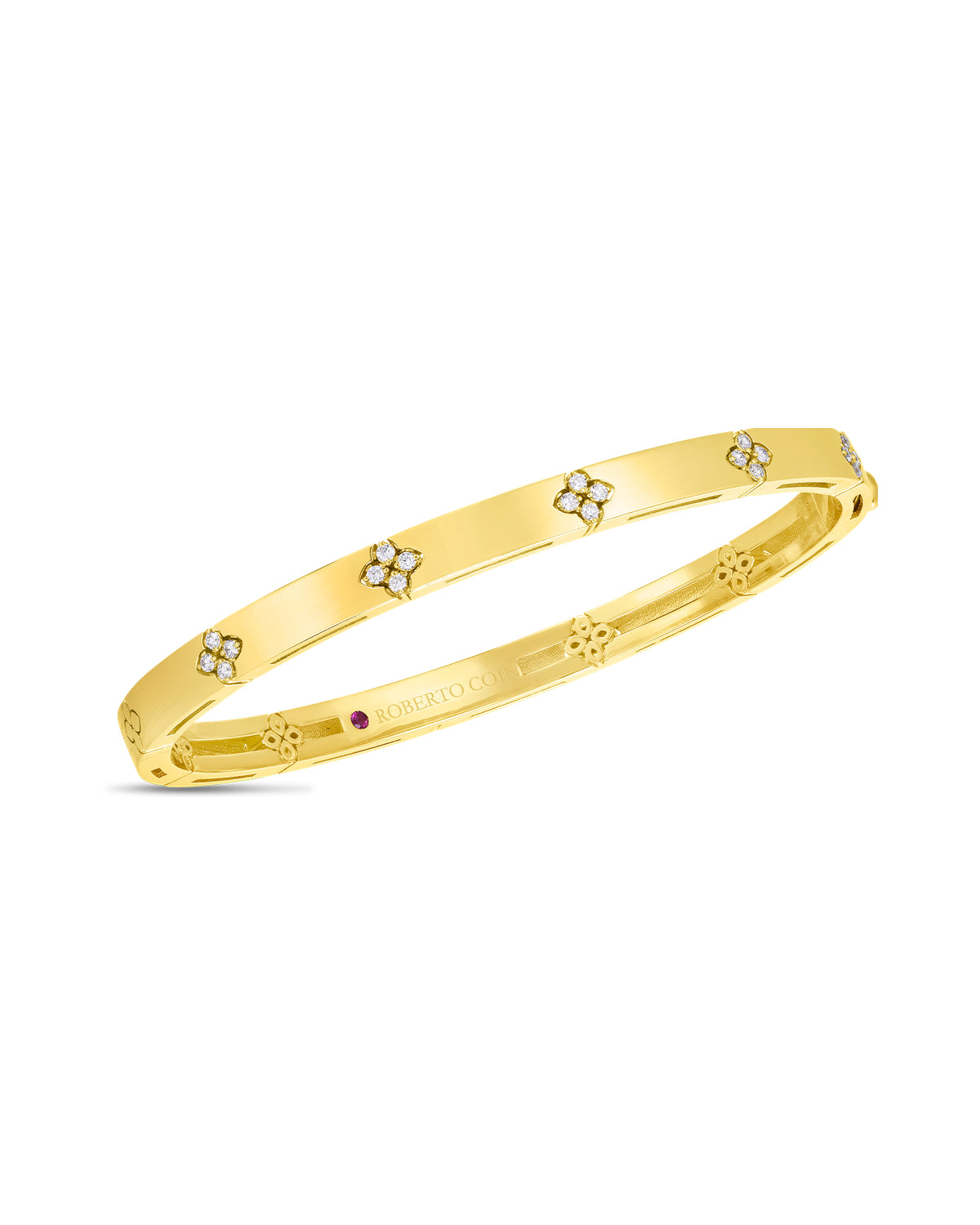 Love in Verona Narrow Width Diamond Accent Bangle 48mm x 58mm