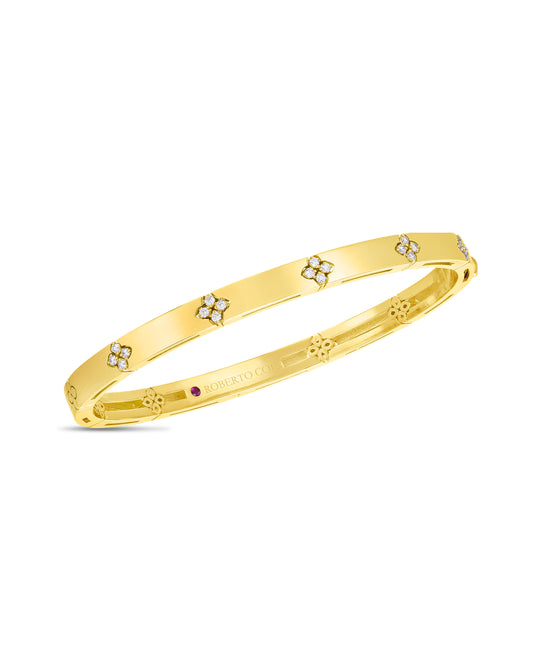 Love in Verona Narrow Width Diamond Accent Bangle 48mm x 58mm