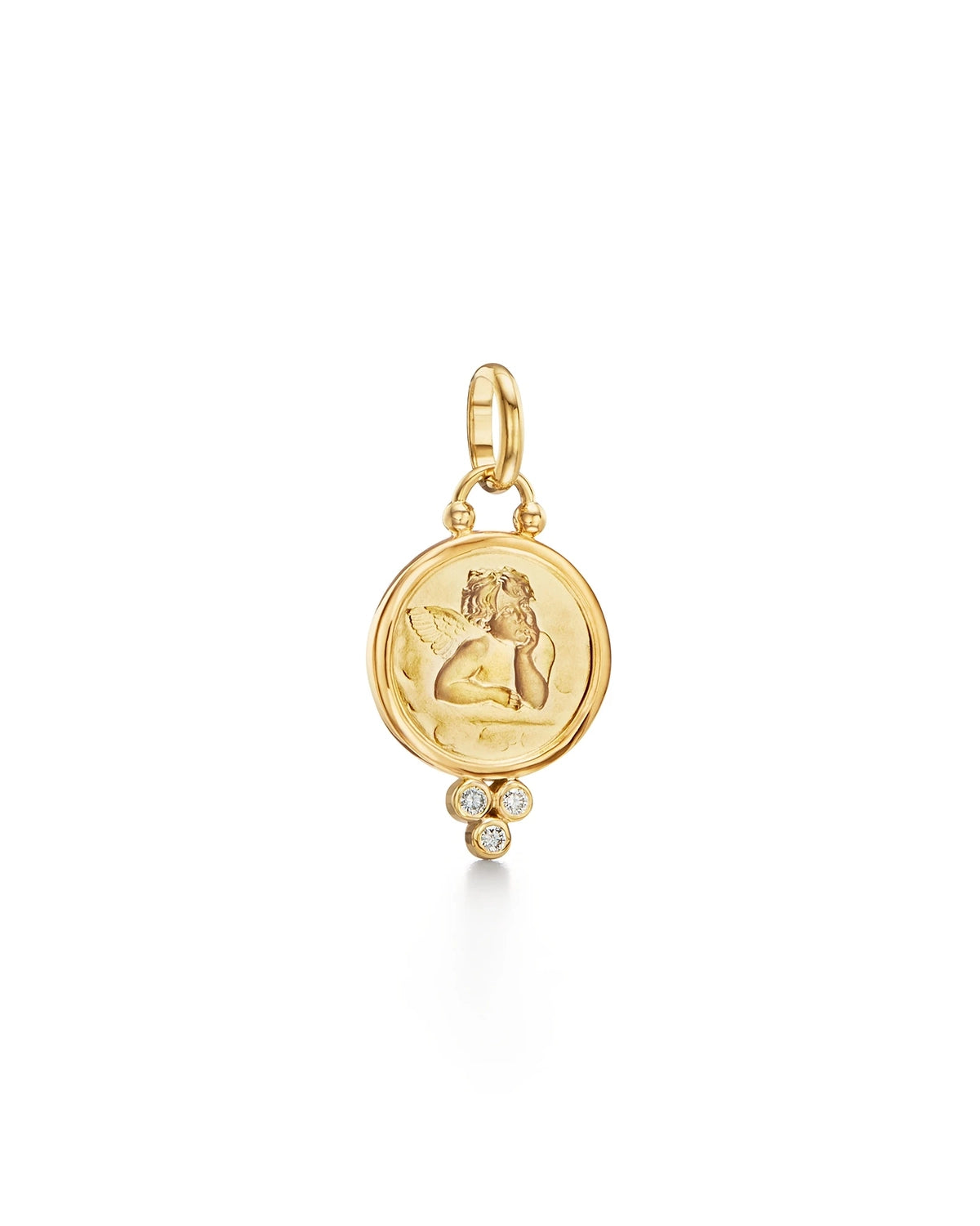 18K Angel Pendant