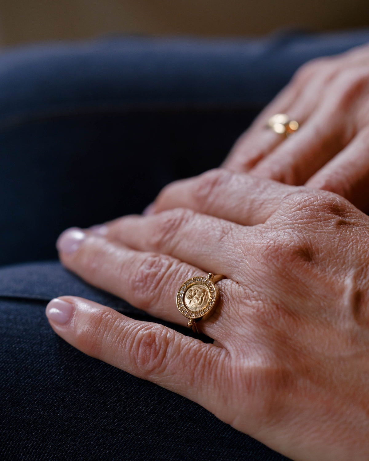 18K Angel Ring