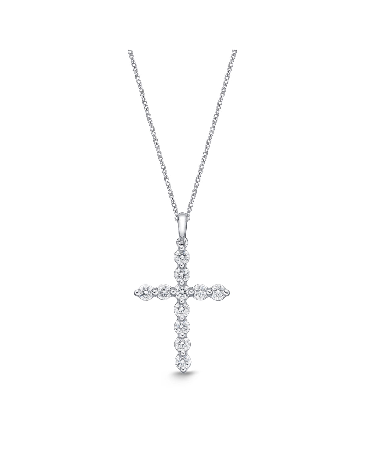 Single Prong Cross Necklace