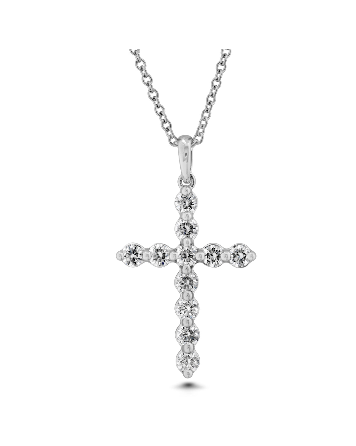 Single Prong Cross Necklace