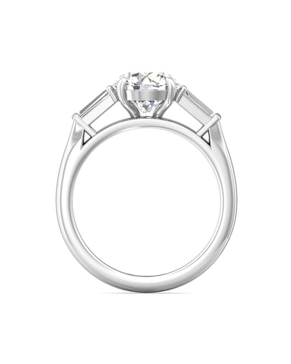 3-Stone Ring 2ct Center