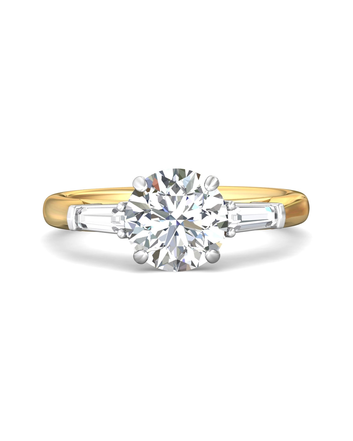 3-Stone Ring 2ct Center