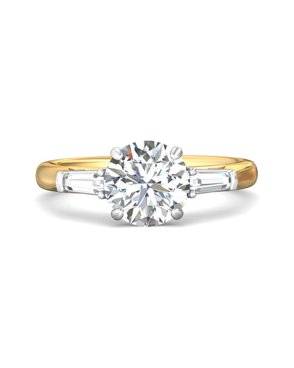 3-Stone Ring 2ct Center