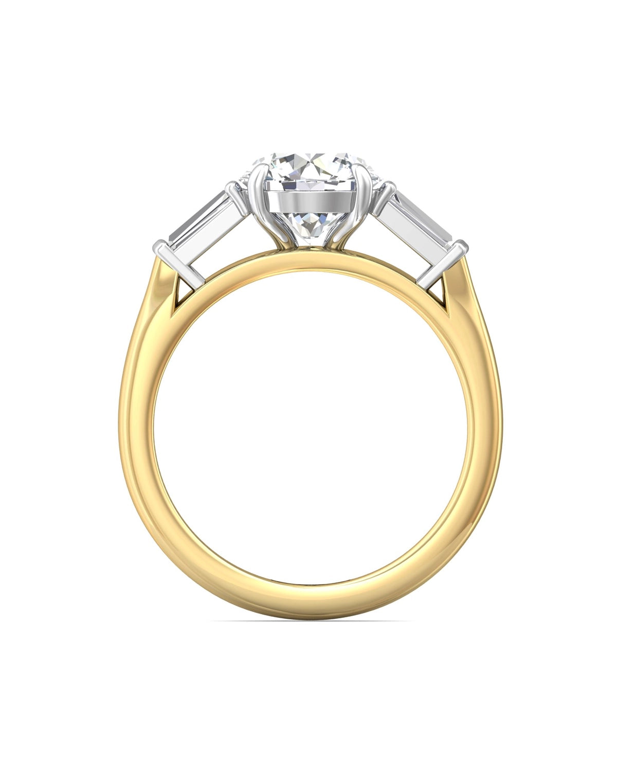 3-Stone Ring 2ct Center
