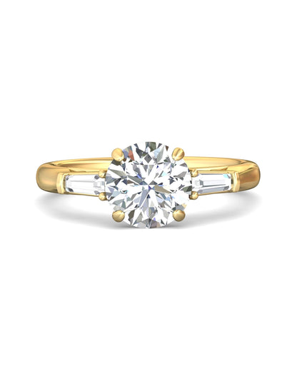 3-Stone Ring 2ct Center