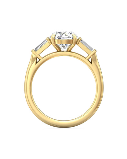 3-Stone Ring 2ct Center