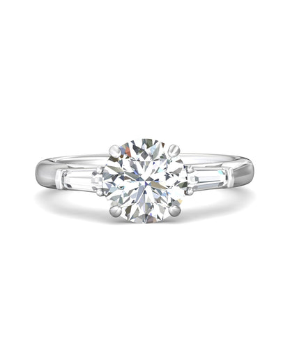 3-Stone Ring 2ct Center