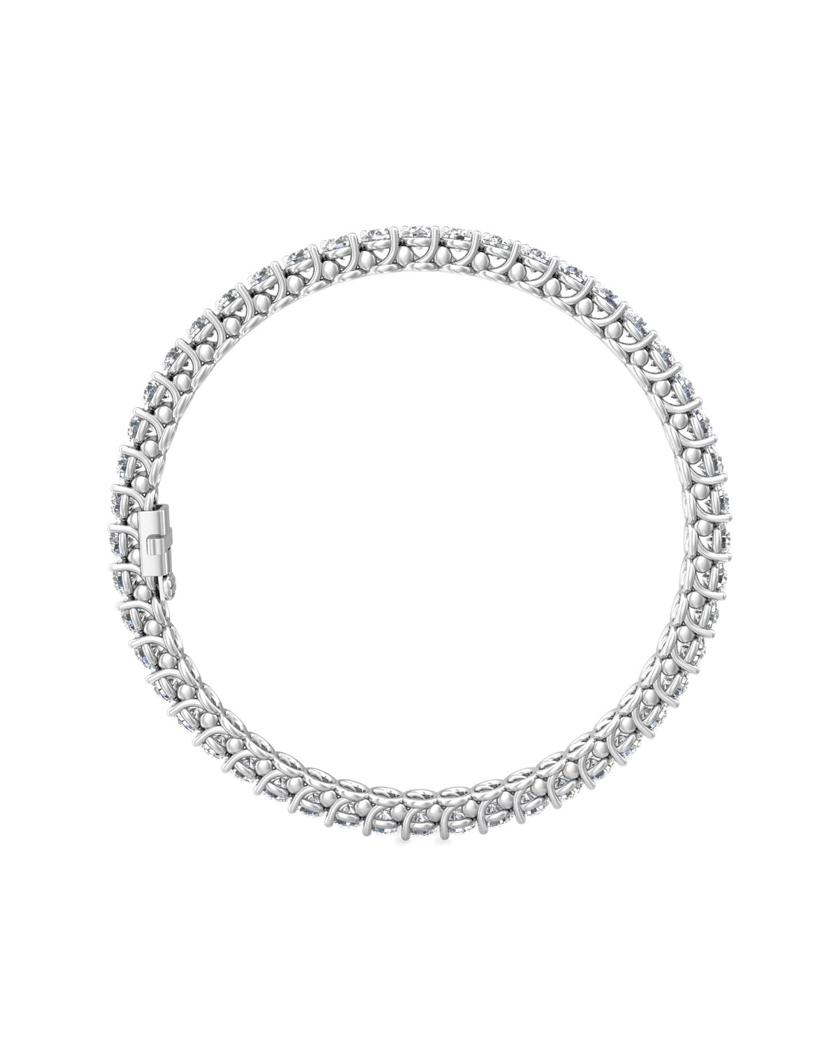 Diamond Tennis Bracelet 6.24Ctw