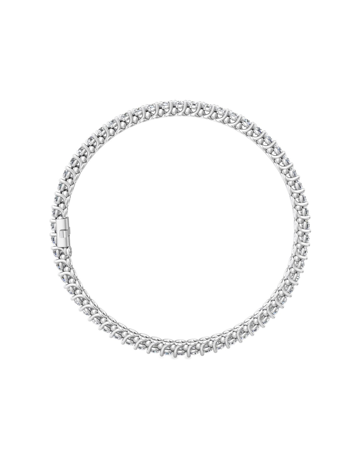 Diamond Tennis Bracelet 4.40Ctw