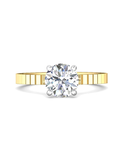 Diamond Band Solitaire 1.50ct Center
