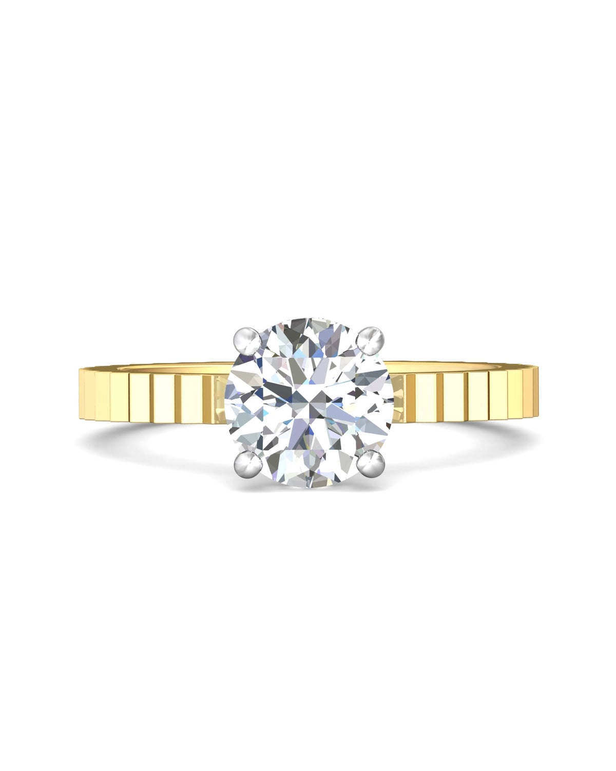 Diamond Band Solitaire 1.50ct Center