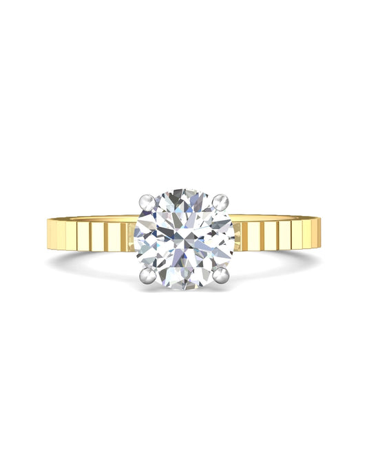 Diamond Band Solitaire 1.50ct Center