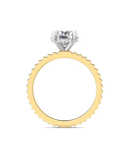 Diamond Band Solitaire 1.50ct Center