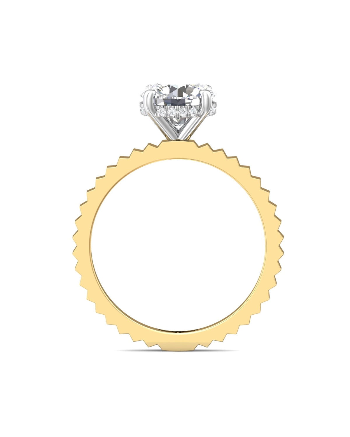 Diamond Band Solitaire 1.50ct Center