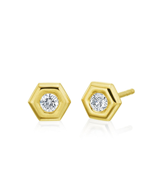 Diamond B Collection Mini Stud Earrings