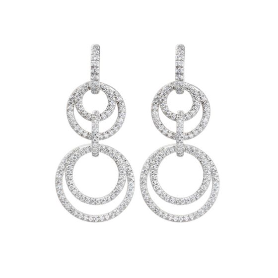 Gumuchian Moon Phase 18k Gold Diamond Convertible Earrings – Blakemans ...
